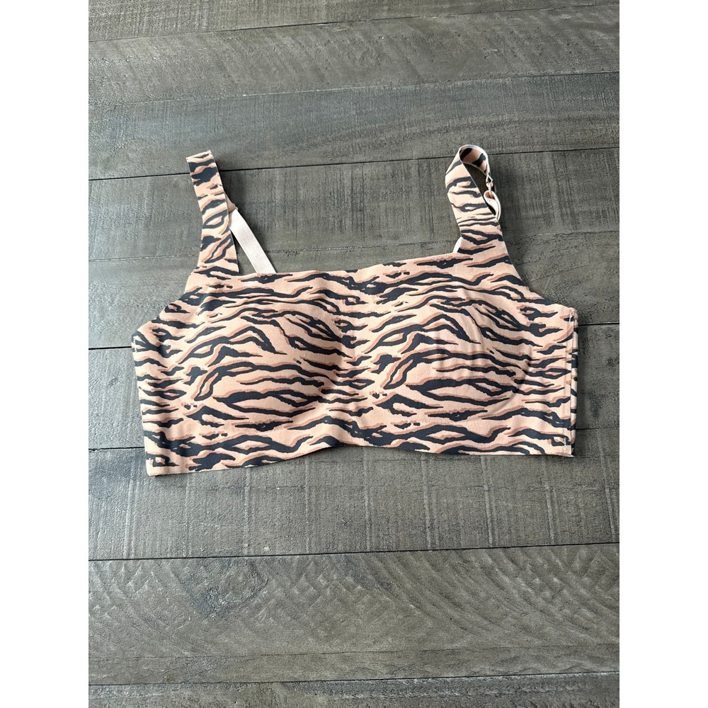 Steve Madden Women's Animal Print Padded Bra Size Large